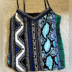 Hale Bob Excellent Condition silk front tank!  Size small